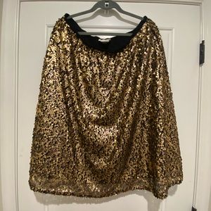 Ava and Vie sequin skirt.  Size 1x